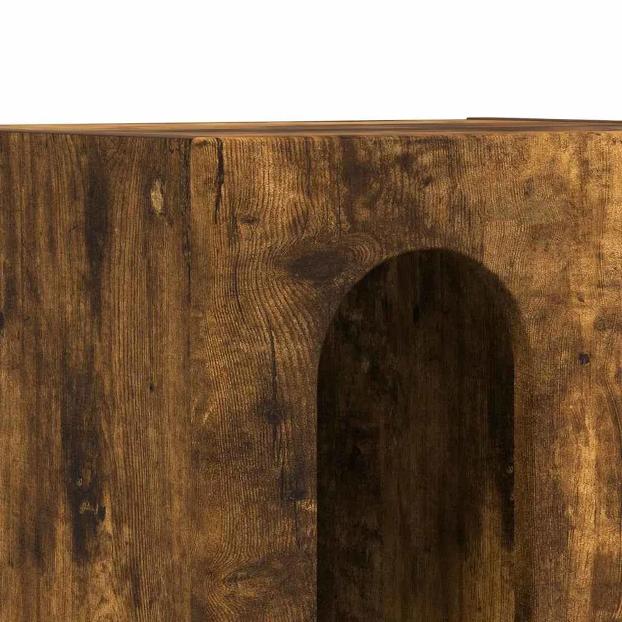 Table de chevet ELST 2 pc Chêne fumé 40 x 35 x 50 cm - 9