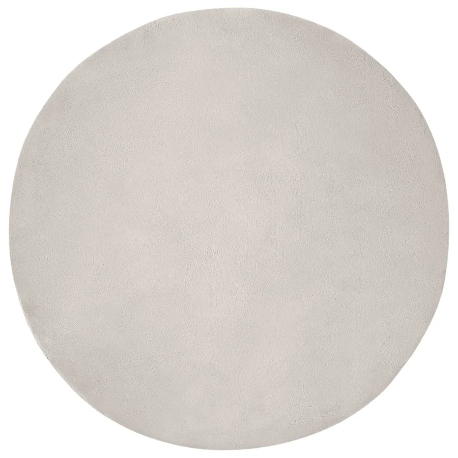 Tapis antidérapant en fausse de lapin OLITE Beige Ø 200 cm - 2
