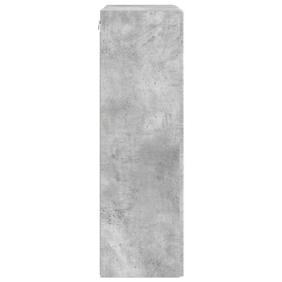 Meuble TV mural Gris béton 59,5 x 31 x 100 cm Bois d'ingénierie - 7