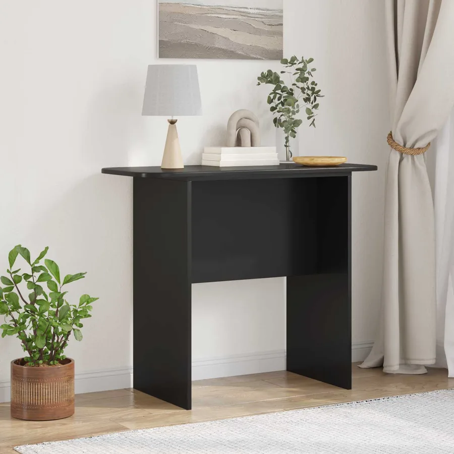 Table console Noir 93 x 40 x 75 cm Bois d'ingénierie
