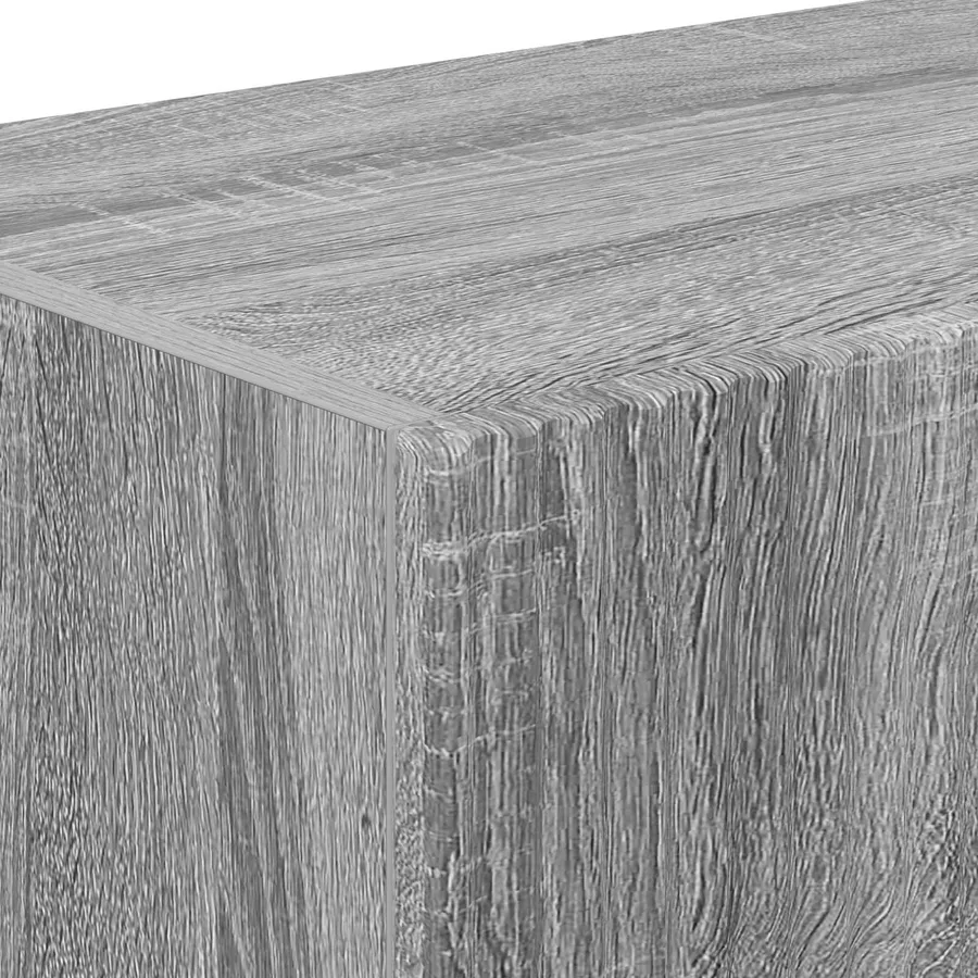 Meuble TV mural 2 pcs Gris Sonoma 98 x 31 x 29,5 cm - 8