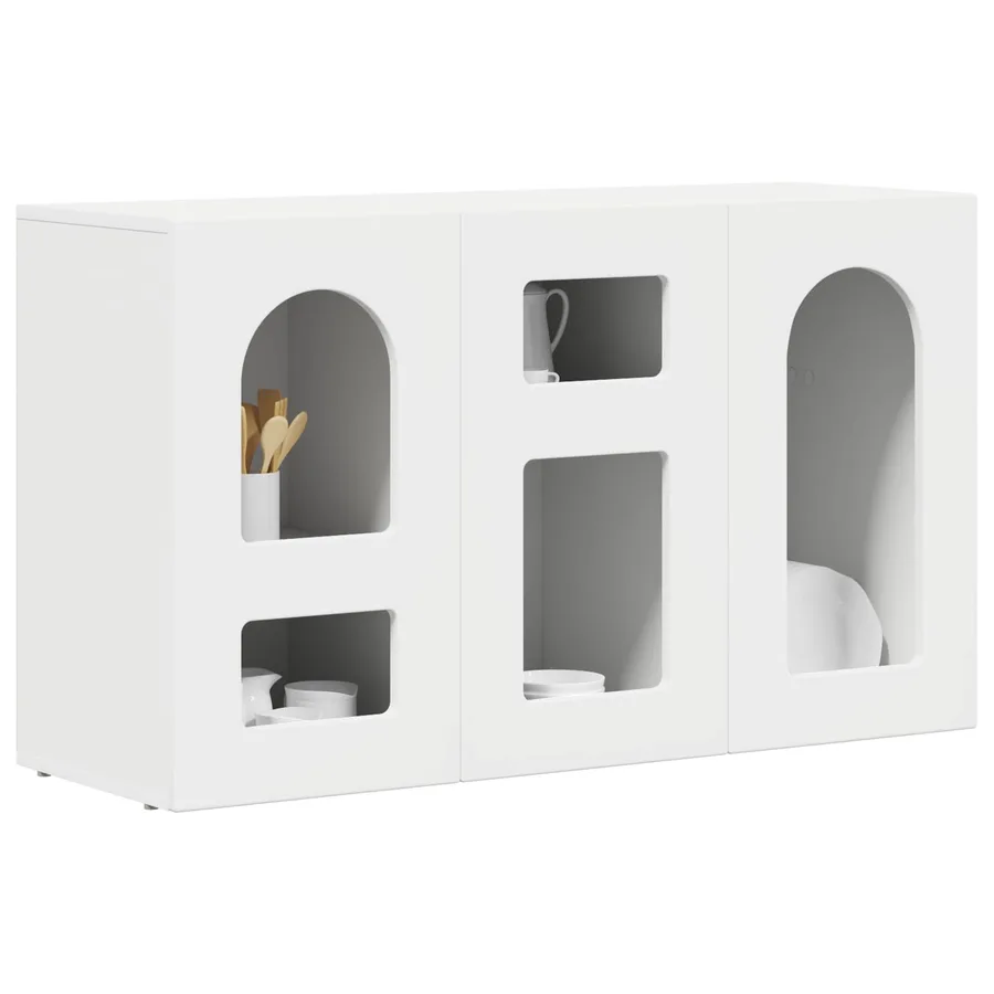 Buffet ELST Blanc 100 x 35 x 59 cm Bois d'ingénierie - 3