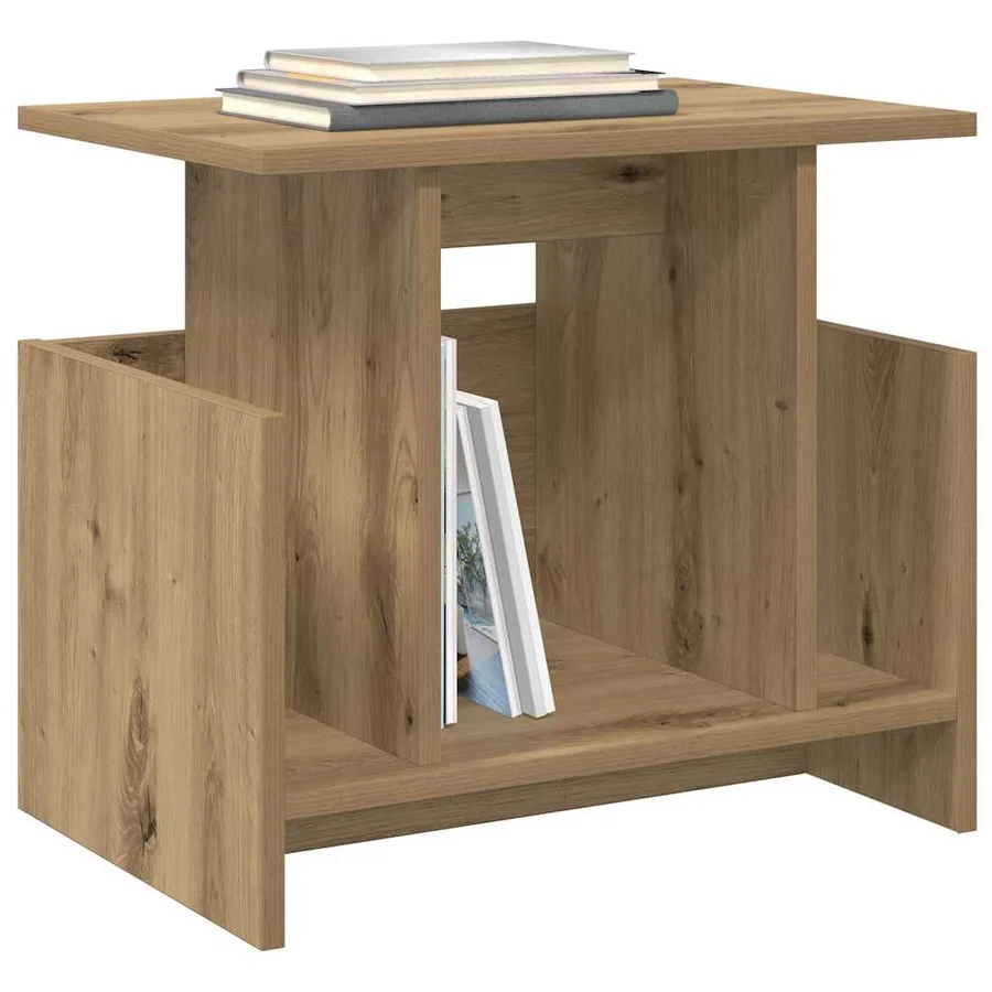 Meuble TV 50 x 35 x 45 cm Chêne artisanal Bois d'ingénierie - 3