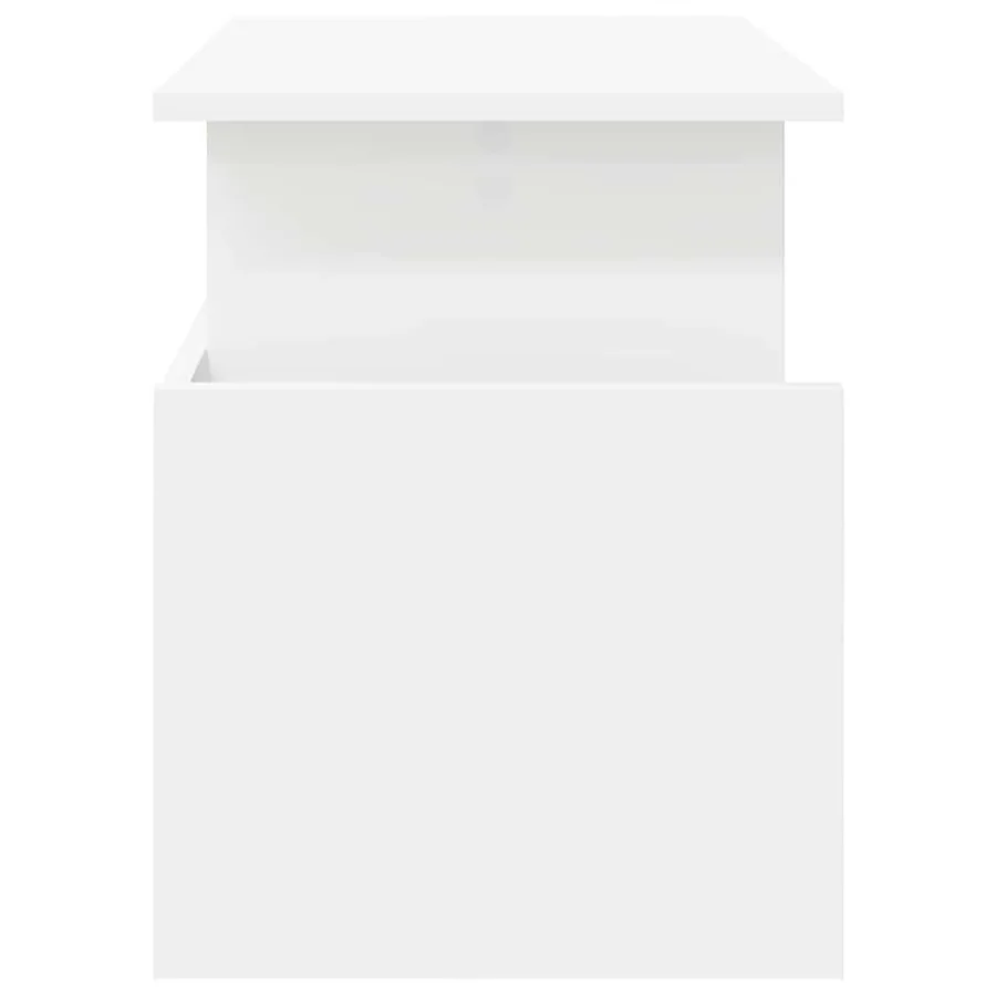 Meuble TV Blanc 50 x 35 x 45 cm Bois d'ingénierie - 6