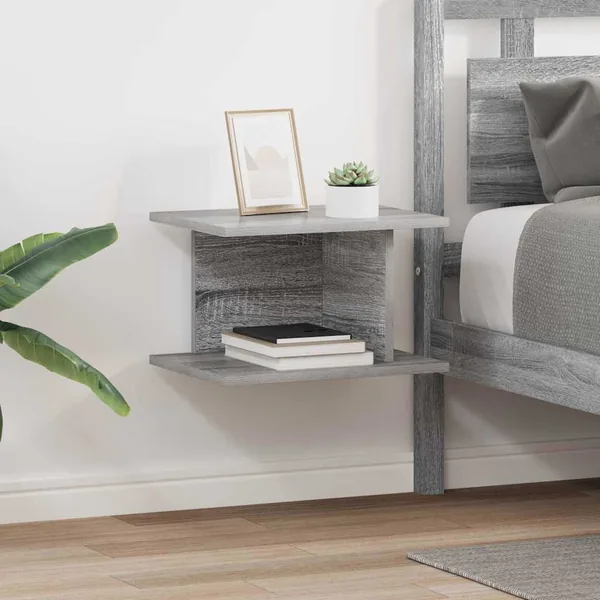 Table de chevet 2 pcs Gris Sonoma 40 x 30 x 25 cm
