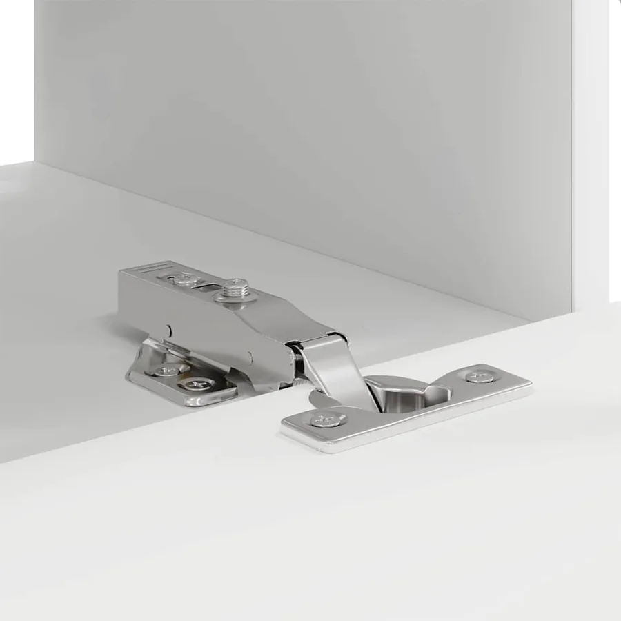 Meuble TV mural 2 pcs Blanc 60 x 31 x 29,5 cm Bois d'ingénierie - 11