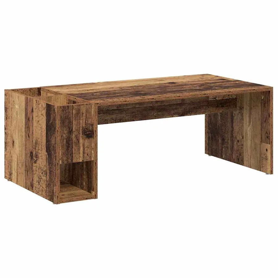 Table basse Bois ancien 101,5 x 50 x 37 cm Bois d'ingénierie - 7