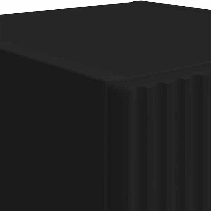Meuble TV mural Noir 30 x 31 x 100 cm Bois d'ingénierie - 9