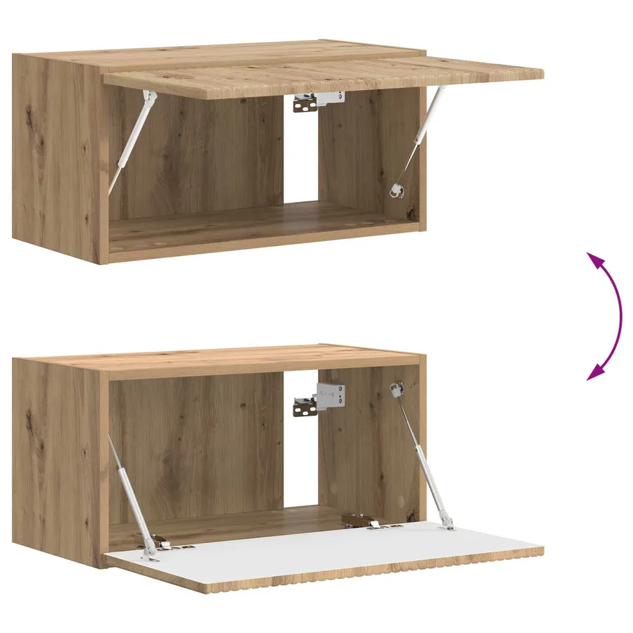 Ensemble meuble TV 4 pcs Chêne artisanal Bois d'ingénierie - 13