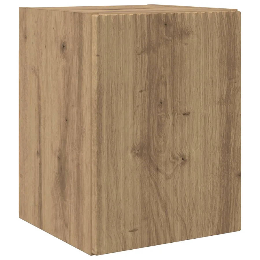Ensemble meuble TV 4 pcs Chêne artisanal Bois d'ingénierie - 5
