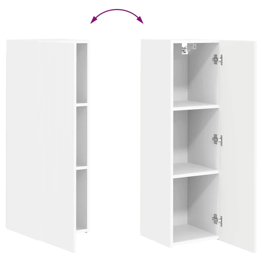 Meuble TV 5 pcs Blanc - 13