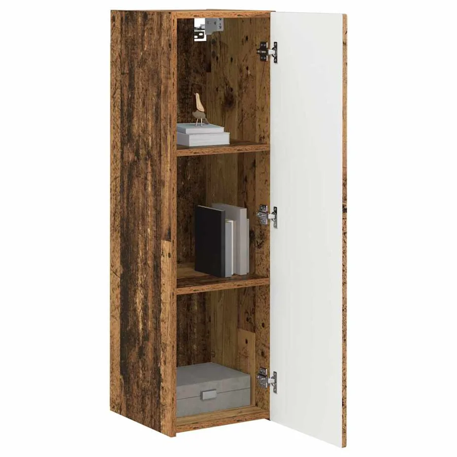 Meuble TV mural 2 pcs Bois Ancien 30 x 31 x 100 cm - 3