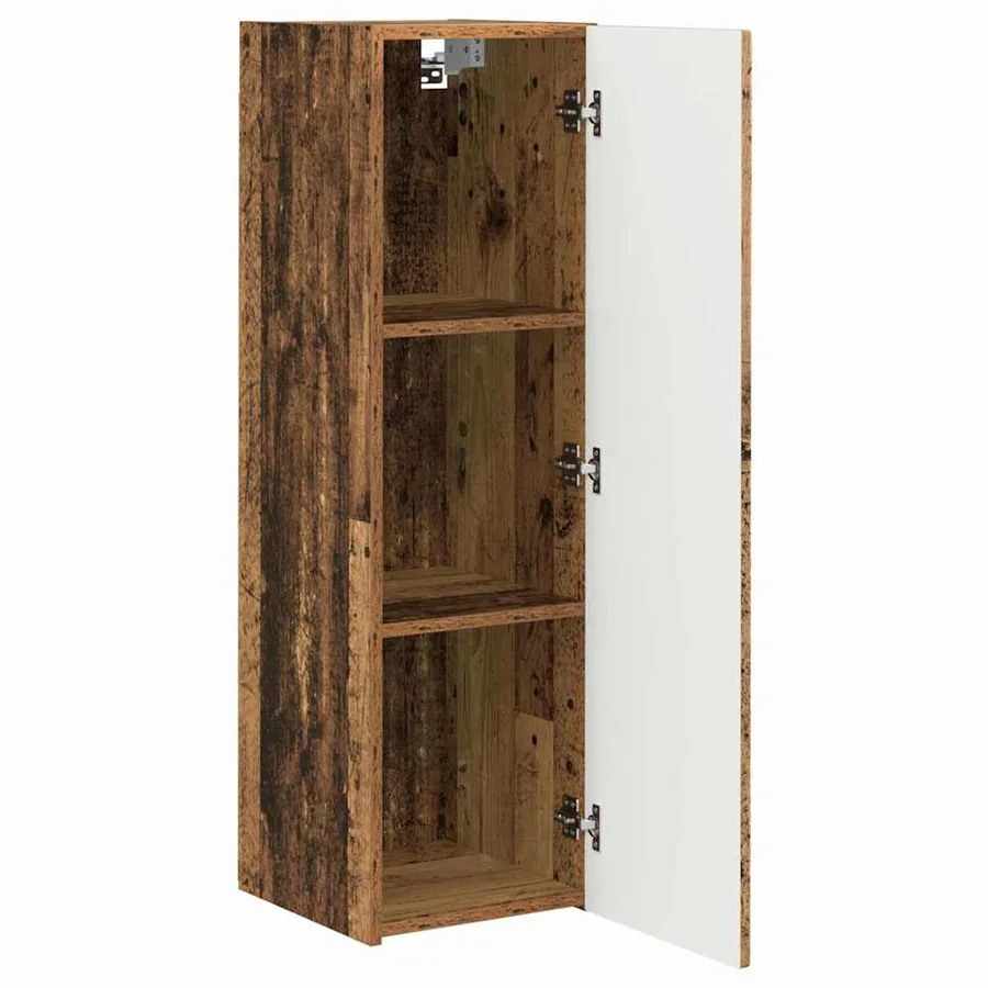 Meuble TV mural 2 pcs Bois Ancien 30 x 31 x 100 cm - 6