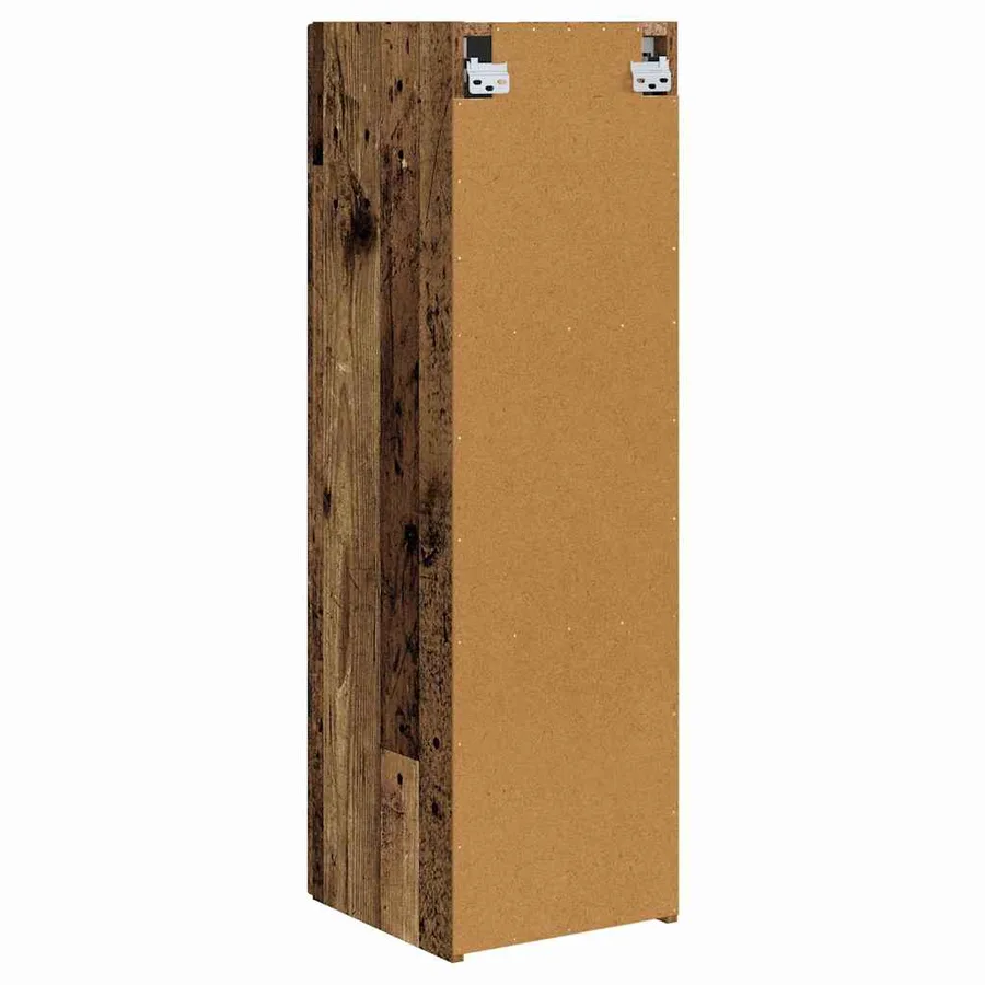 Meuble TV mural 2 pcs Bois Ancien 30 x 31 x 100 cm - 9