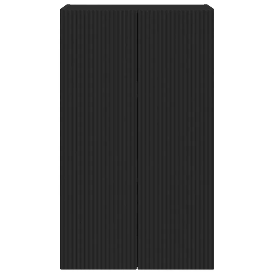 Meuble TV mural Noir 59,5 x 31 x 100 cm Bois d'ingénierie - 6