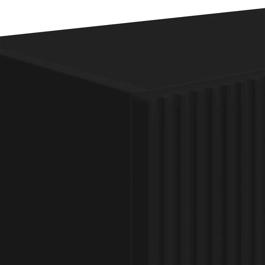 Meuble TV mural Noir 59,5 x 31 x 100 cm Bois d'ingénierie - 9