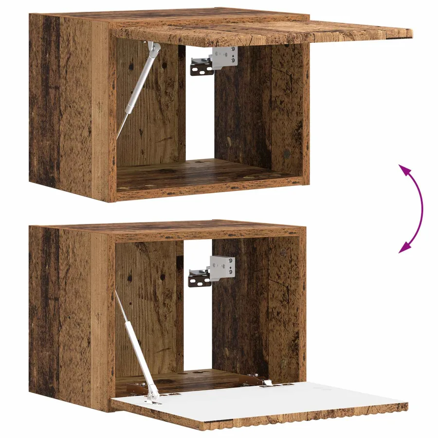 Meuble TV 5 pcs Bois ancien - 12