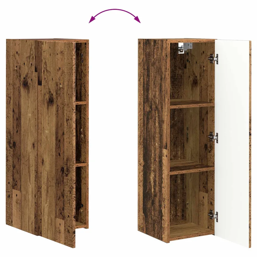 Meuble TV 5 pcs Bois ancien - 13