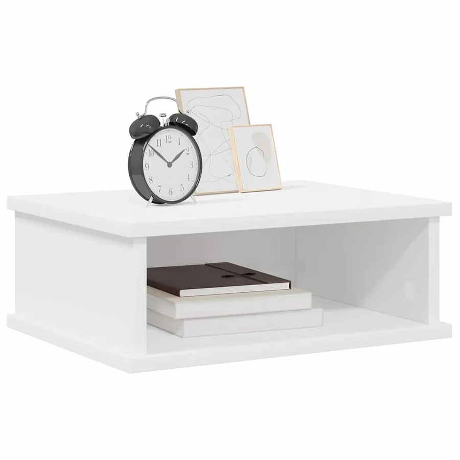 Table de chevet 2 pcs Blanc 40 x 31 x 15 cm Bois d'ingénierie - 3