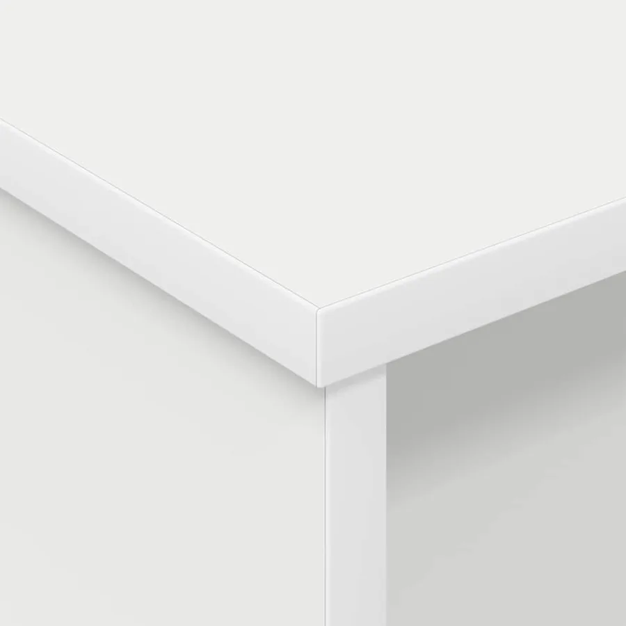 Table de chevet 2 pcs Blanc 40 x 31 x 15 cm Bois d'ingénierie - 9