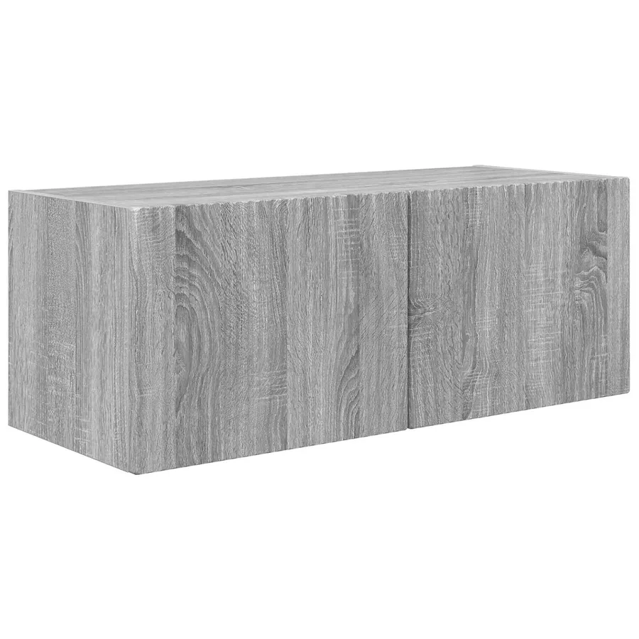 Ensemble meuble TV 2 pcs Gris Sonoma Bois d'ingénierie - 5