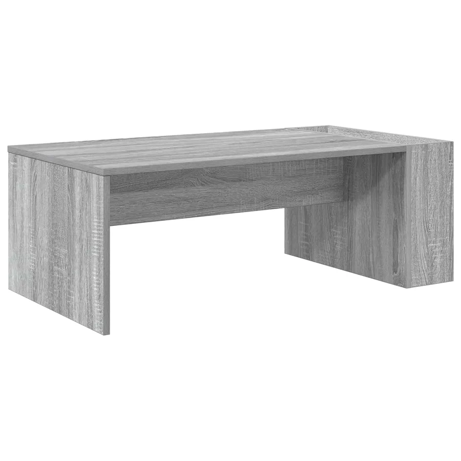 Table basse Gris Sonoma 95 x 50 x 34 cm Bois d'ingénierie - 2