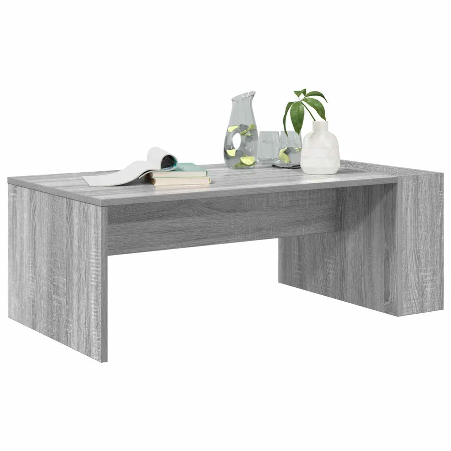 Table basse Gris Sonoma 95 x 50 x 34 cm Bois d'ingénierie - 3