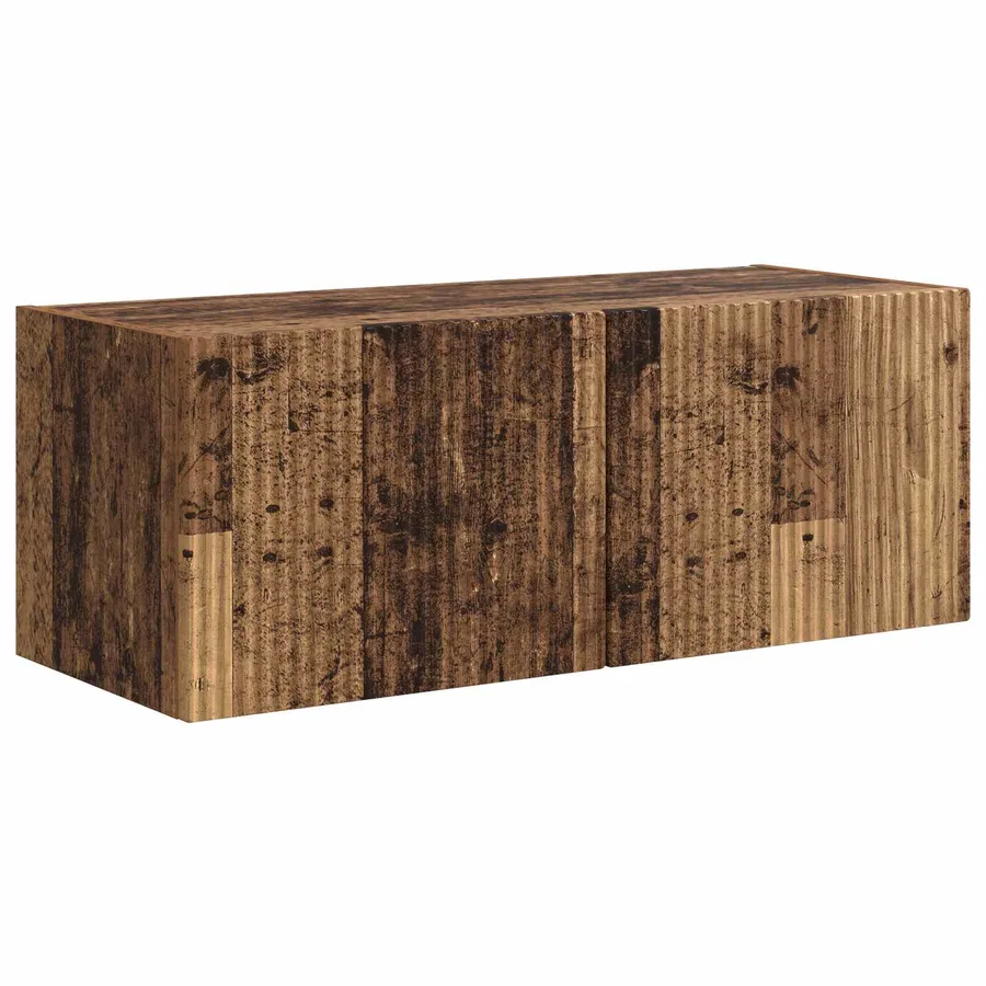 Ensemble meuble TV 3 pcs Bois ancien Bois d'ingénierie - 5