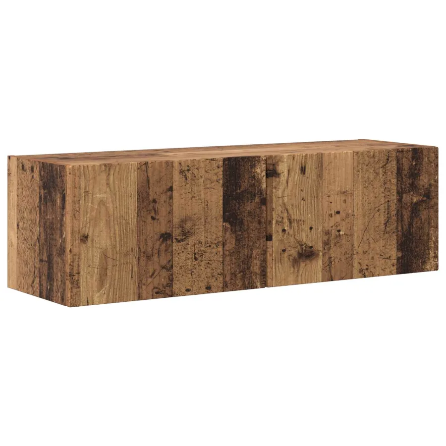 Ensemble meuble TV 3 pcs Bois ancien Bois d'ingénierie - 6