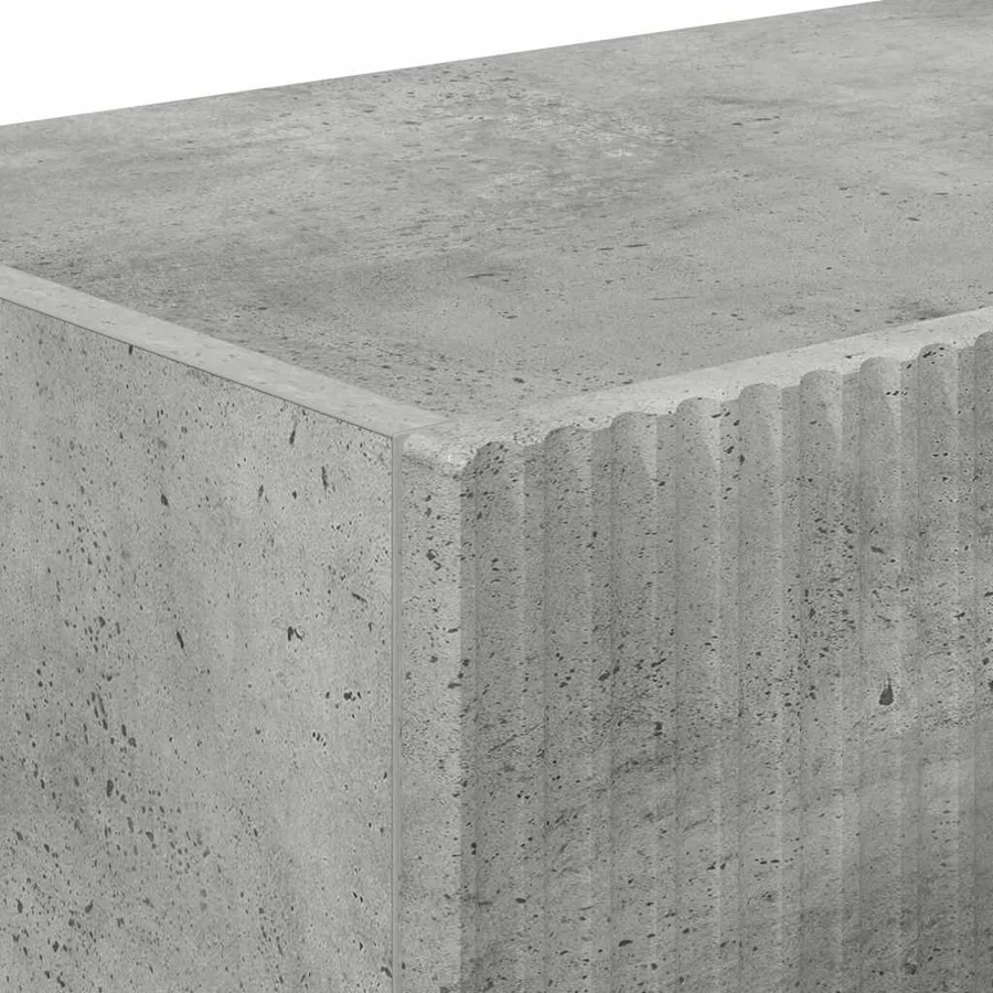 Meuble TV mural Béton 98 x 31 x 29,5 cm Bois d'ingénierie - 9