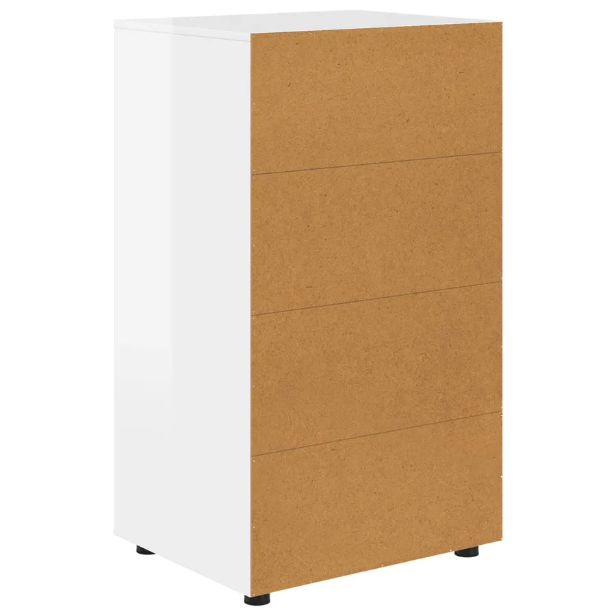 Armoires de rangement Blanc brillant 60 x 48 x 105 cm - 10