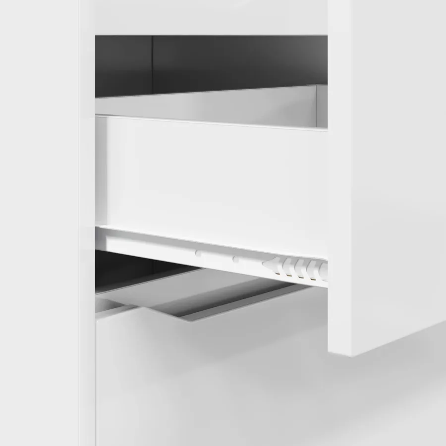 Armoires de rangement Blanc brillant 60 x 48 x 105 cm - 11