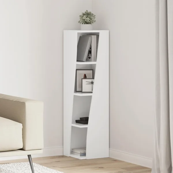 Meuble d'angle 27,5x27x102cm Bois d'ingénierie