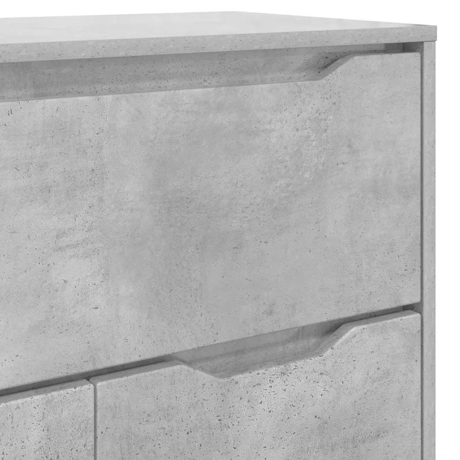 Cabinet de salle de bain Gris béton 72,5 x 36,5 x 100 cm - 11