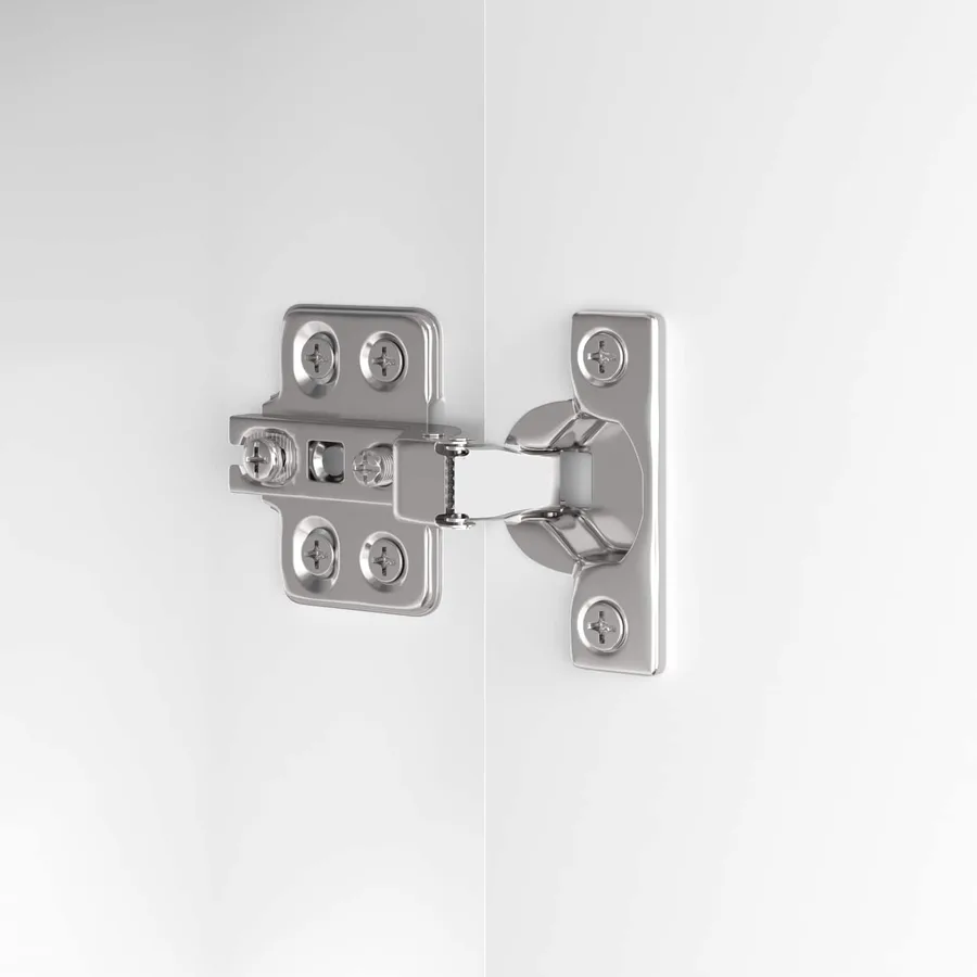 Armoire de lavabo de salle de bain avec étagère Blanc brillant - 10