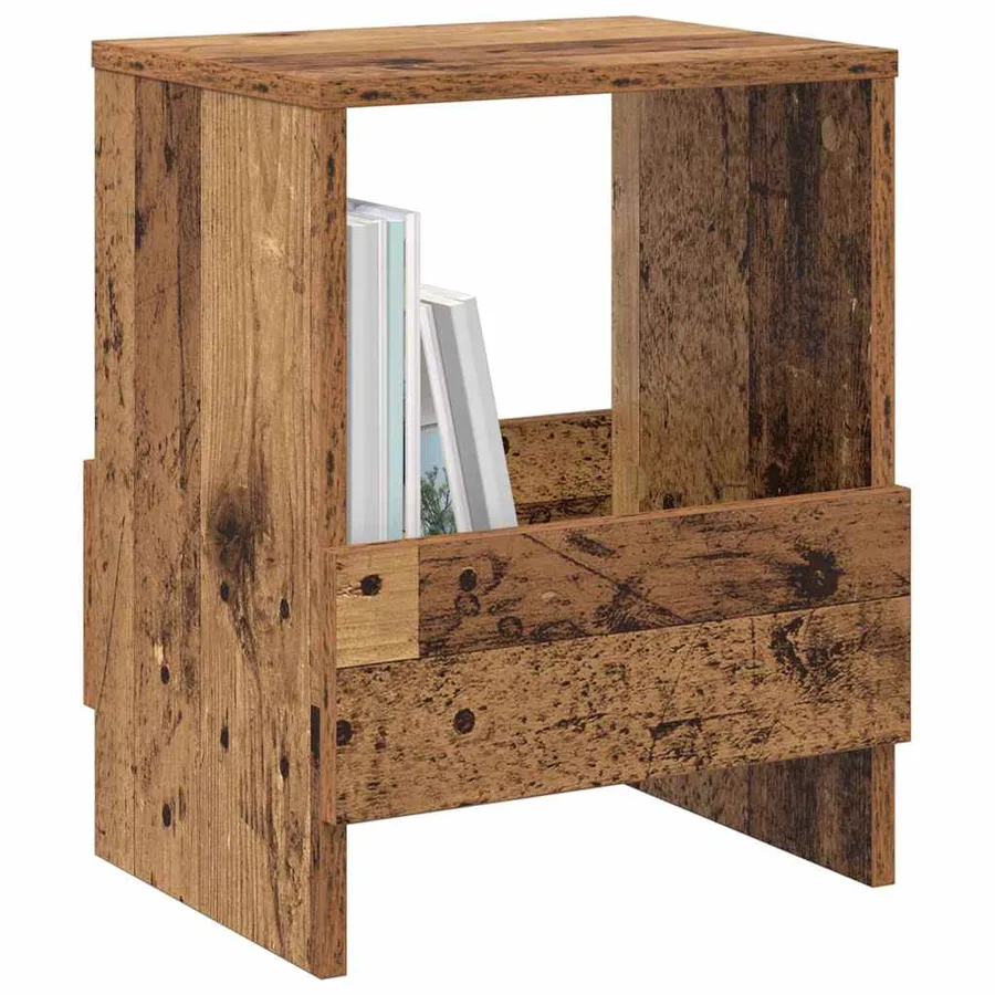 Étagère à magazines 2 pcs Bois ancien 35 x 30 x 45 cm - 3