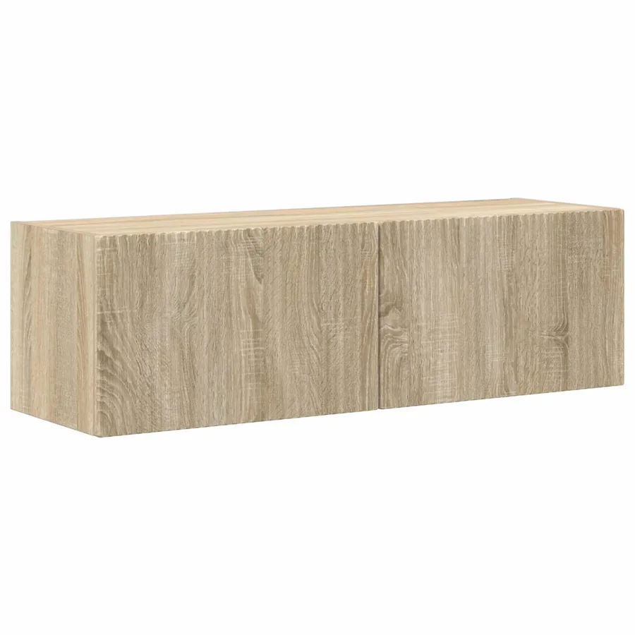 Ensemble meuble TV 4 pcs Chêne Sonoma Bois d'ingénierie - 5