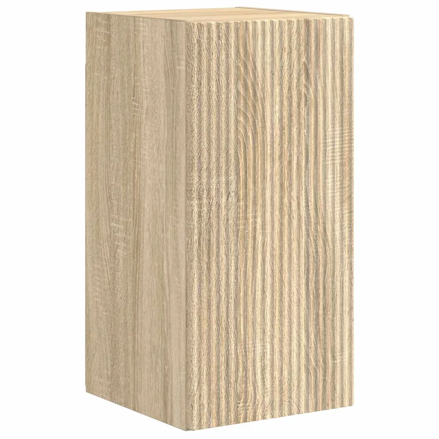 Ensemble meuble TV 4 pcs Chêne Sonoma Bois d'ingénierie - 7