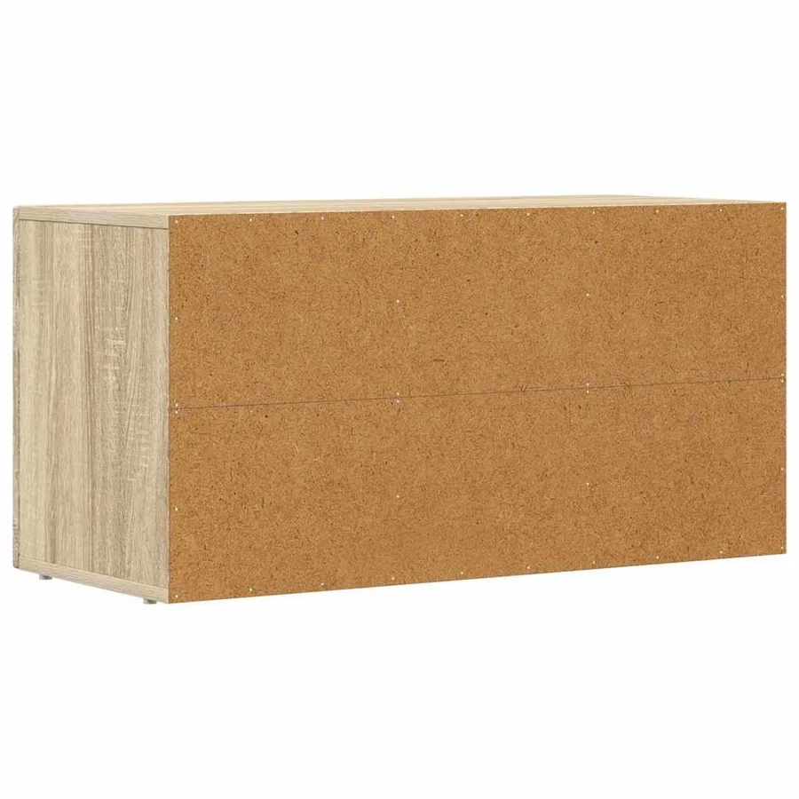 Meuble TV ELST 80 x 35 x 40 cm Chêne Sonoma Bois d'ingénierie - 7