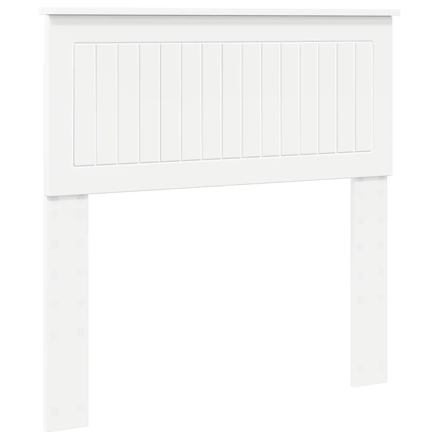 Tête de lit Blanc Bois d'ingénierie - 2