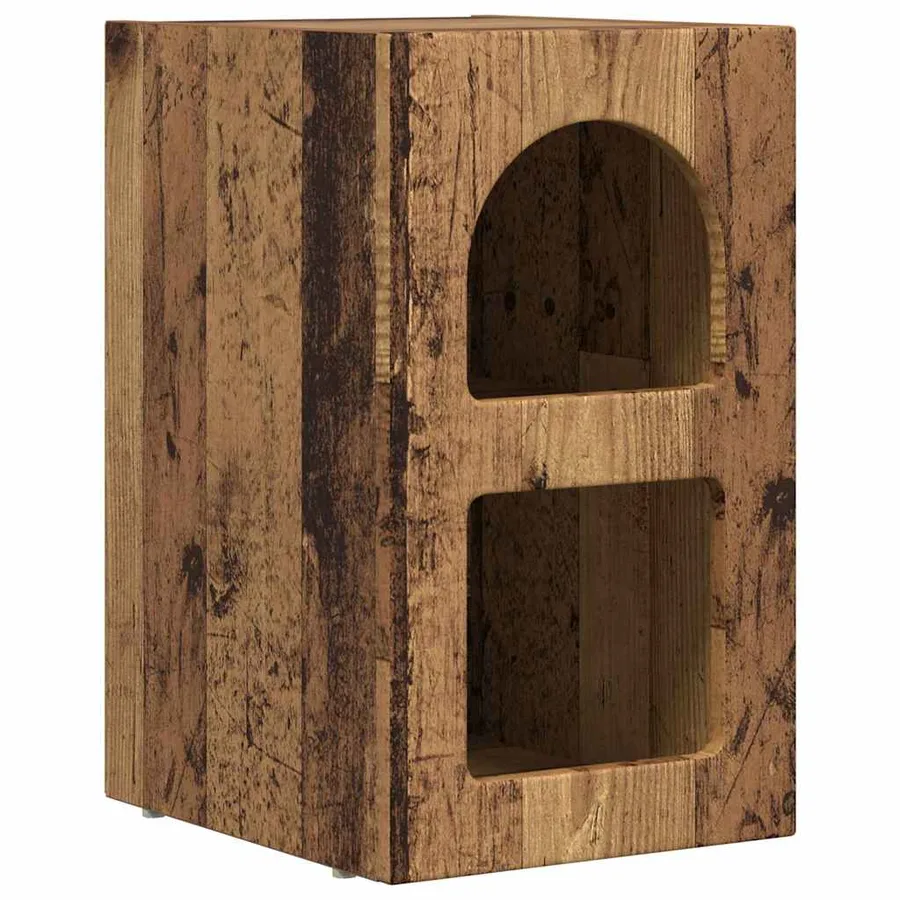 Table de chevet ELST 2 pc Bois ancien 29,5 x 33,5 x 50 cm - 5