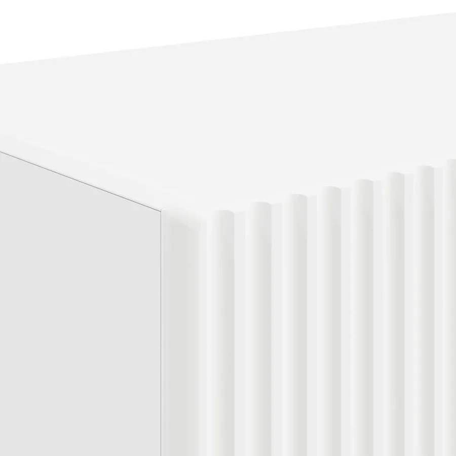 Meuble TV mural Blanc 78,5 x 31 x 29,5 cm Bois d'ingénierie - 9
