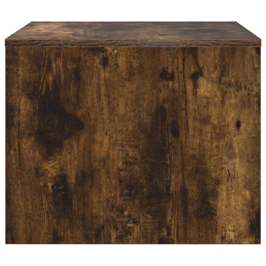 Table basse Chêne fumé 60 x 50 x 40 cm Bois d'ingénierie - 6