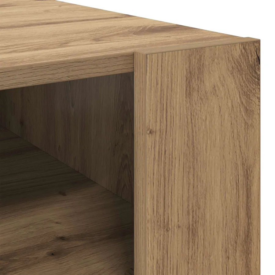 Table basse Chêne artisanal 92 x 53 x 45 cm Bois d'ingénierie - 9