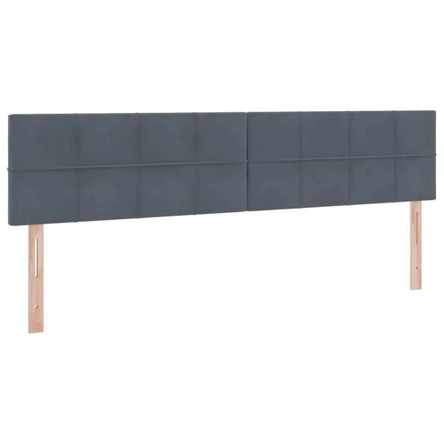 Lit de rangement LED avec matelas Gris foncé 200 x 200 cm - 10