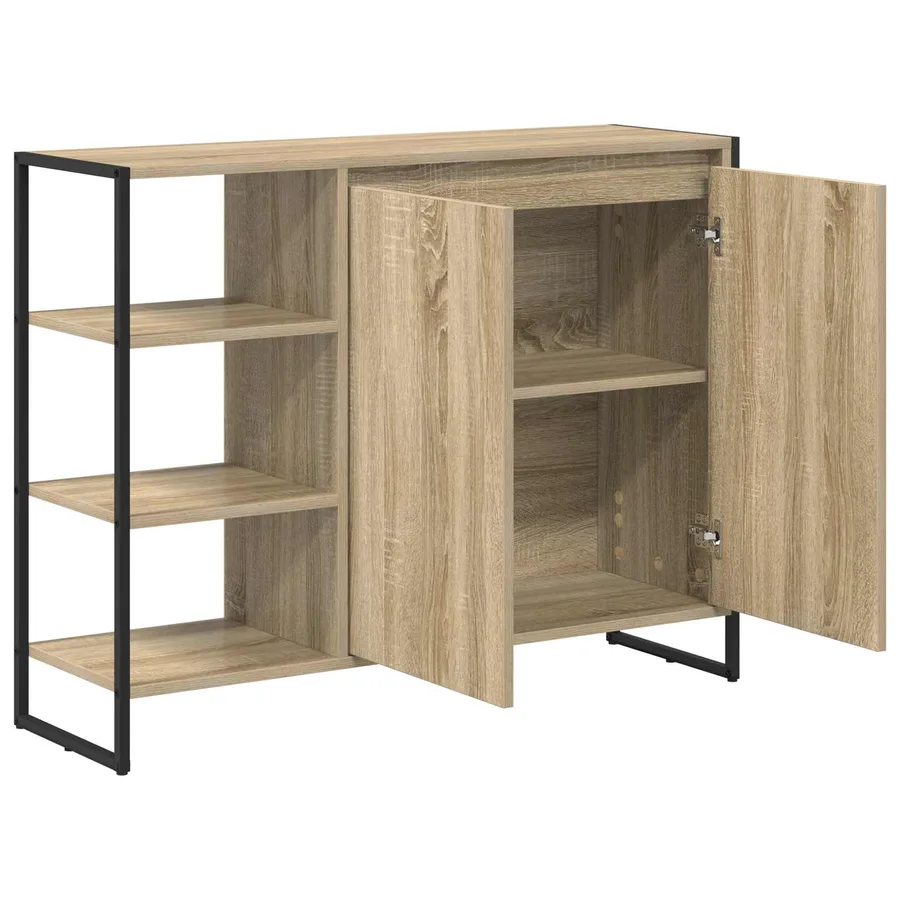 Meuble d'appoint Sonoma 96,5 x 30 x 75 cm Bois d'ingénierie - 5