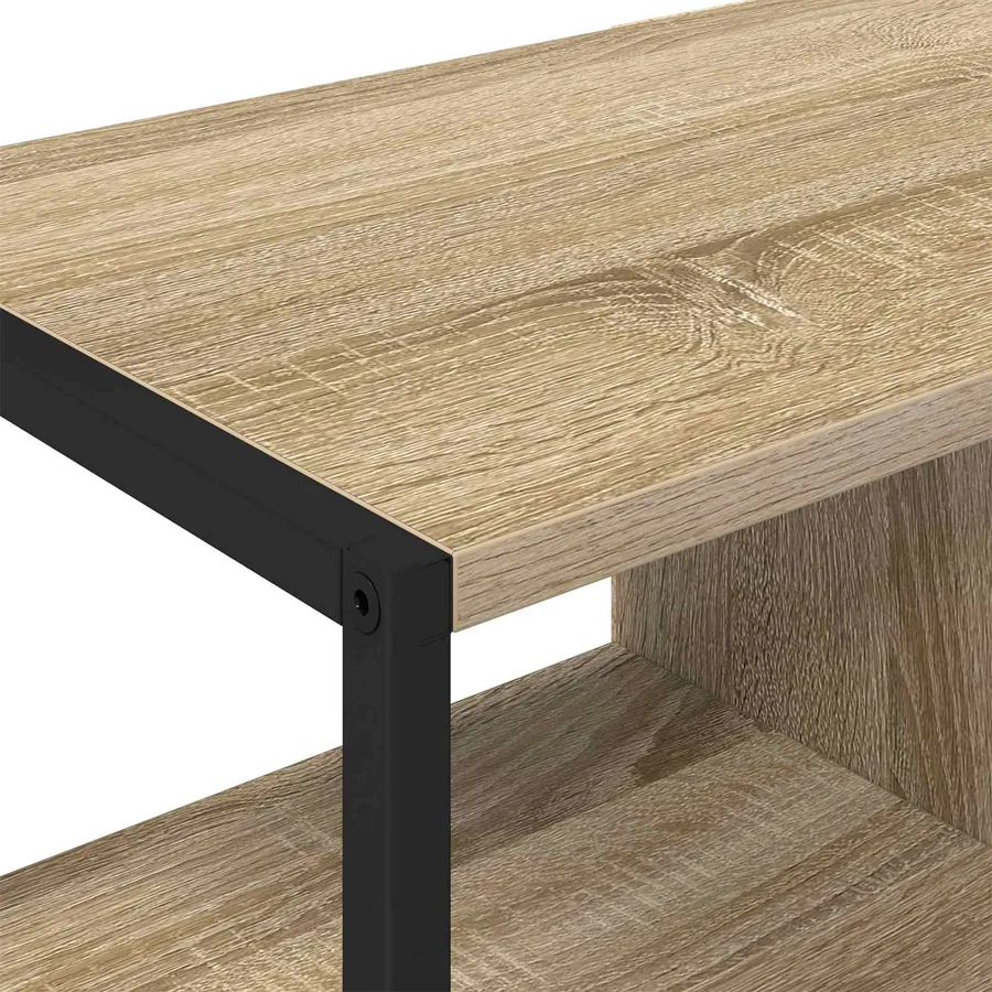 Meuble d'appoint Sonoma 96,5 x 30 x 75 cm Bois d'ingénierie - 9