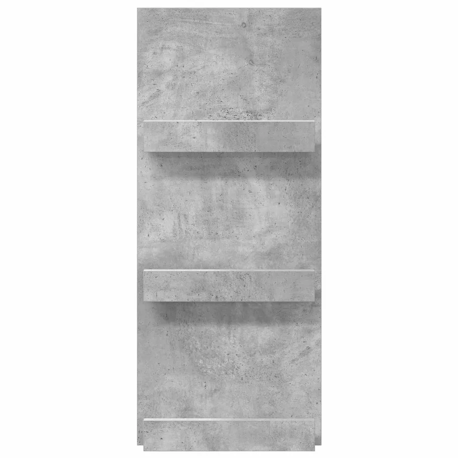 Étagère à magazines avec étagère Gris béton 43 x 11 x 102 cm - 5