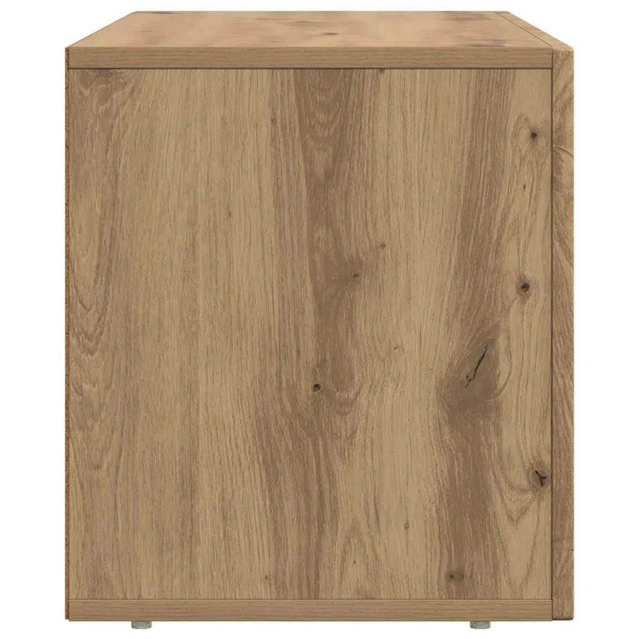 Meuble TV ELST 80 x 35 x 40 cm Chêne artisanal - 6