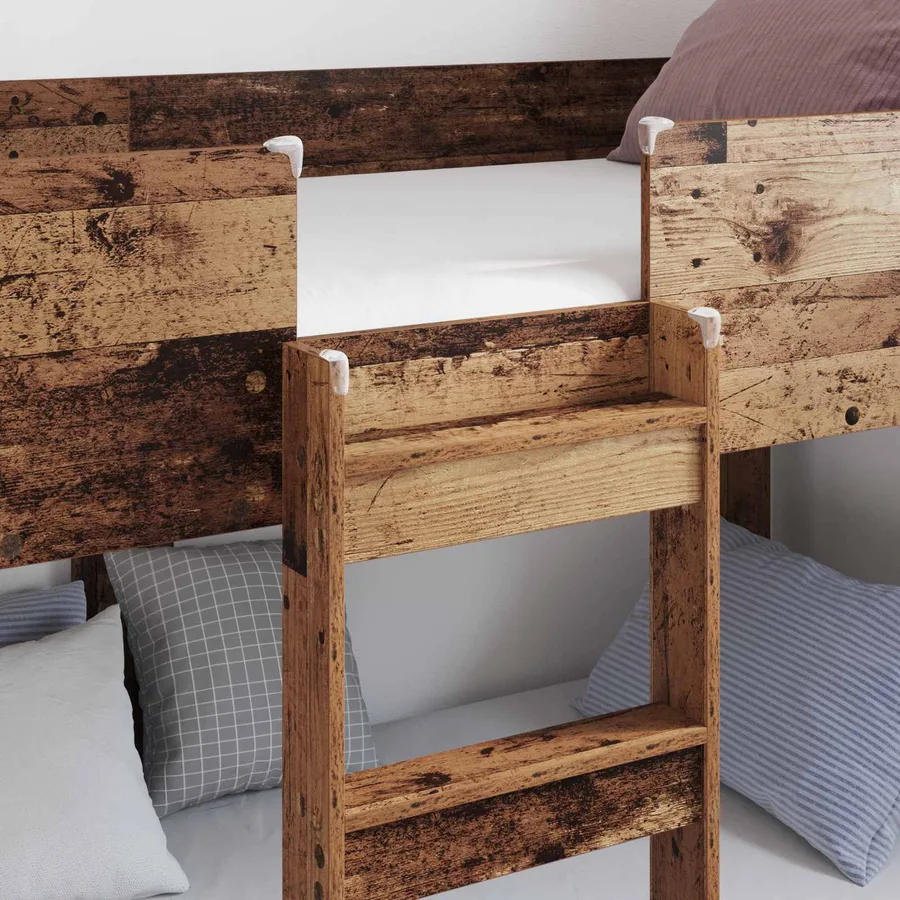 Lit Superposé pour Enfants Bois ancien 80 x 200 cm - 3